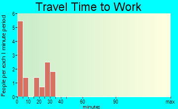 Haigler travel time to work - commute