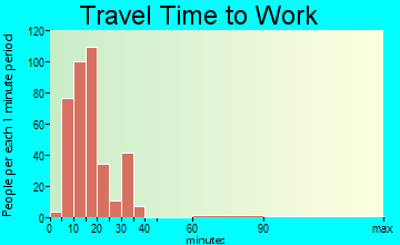 Johnson travel time to work