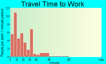 Johnson travel time to work