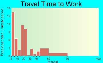 Nelson travel time to work