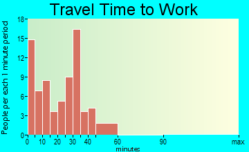 Palmer travel time to work