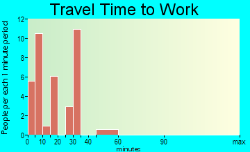 Trenton travel time to work