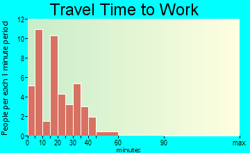 Wilcox travel time to work
