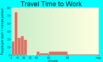 Yerington travel time to work - commute