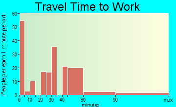 Pittsfield travel time to work - commute