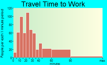 Emerson travel time to work - commute