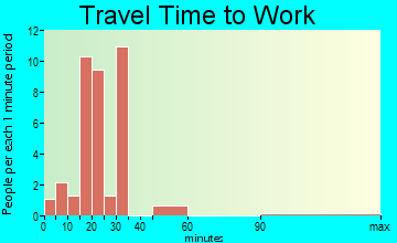 Nenahnezad travel time to work