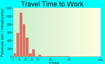 Binghamton travel time to work - commute