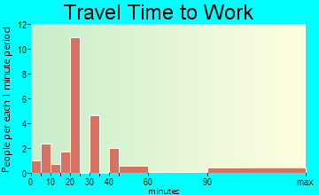 Pleasant Plains travel time to work