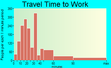 Selden travel time to work - commute