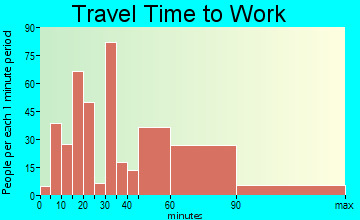 South Valley Stream commuting: travel time to work