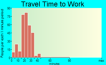 Wynantskill travel time to work