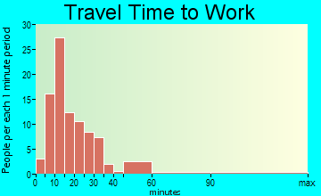 Arlington travel time to work