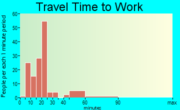 Carthage travel time to work - commute