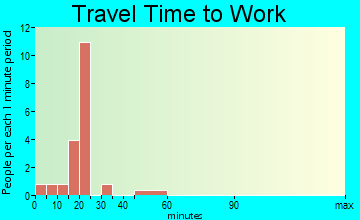 Washington travel time to work