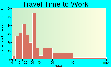 Selma travel time to work
