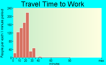 Anderson travel time to work - commute