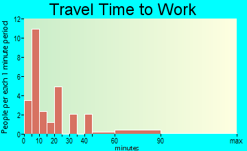 Carson travel time to work