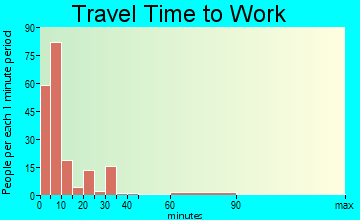 Langdon travel time to work - commute