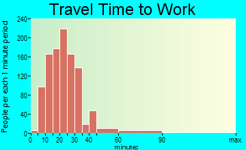 Brooklyn travel time to work - commute