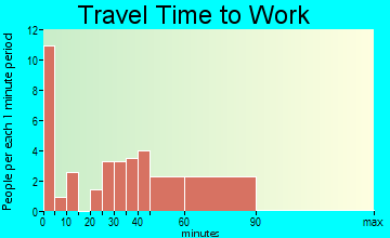 Felicity travel time to work - commute