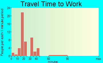 Brushy travel time to work