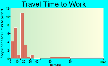 Davidson travel time to work