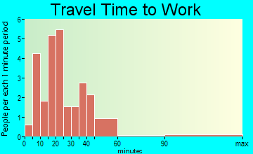 Johnson travel time to work