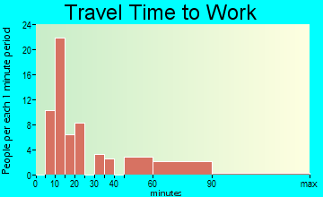 Pettit travel time to work