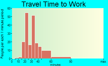 Pink travel time to work