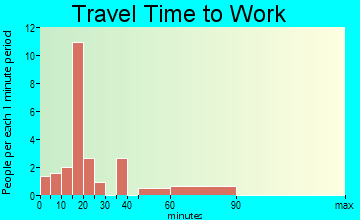 Schulter travel time to work