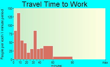 Wagoner travel time to work - commute