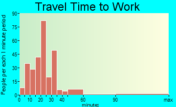 Dallas travel time to work - commute