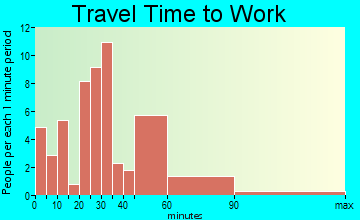 Delta travel time to work