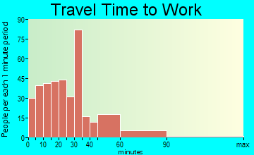 Irwin travel time to work