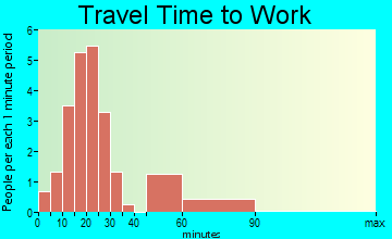 Pillow travel time to work - commute