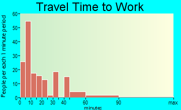 Troy travel time to work - commute