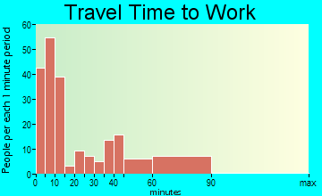 Allendale travel time to work - commute
