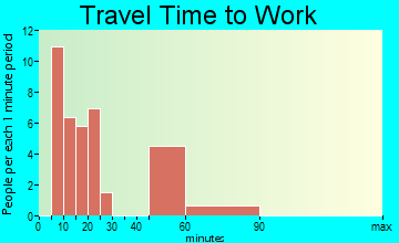 Brunson travel time to work - commute