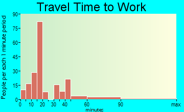 Irwin travel time to work - commute