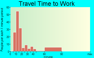 Joanna travel time to work - commute