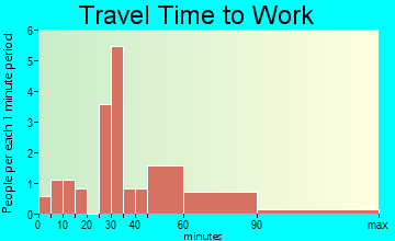 Neeses travel time to work