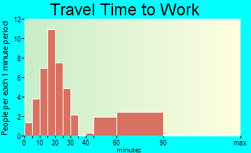 Nichols travel time to work - commute