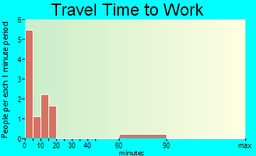 Ulmer travel time to work - commute