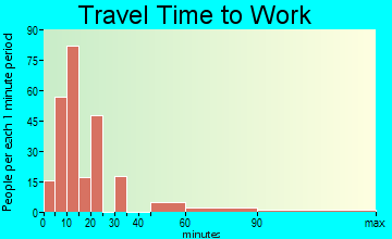 New Tazewell travel time to work - commute