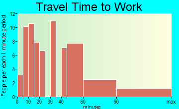 Palmer travel time to work