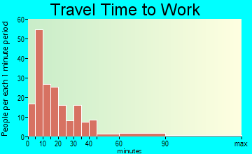 Buffalo travel time to work