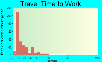 Decatur travel time to work - commute