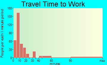 Denver City travel time to work - commute