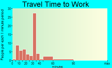 Driscoll travel time to work